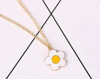 White Color Butterfly Design Necklace