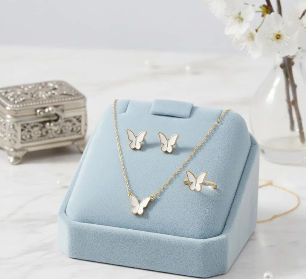 Butterfly korean Necklace Set ZHE-901