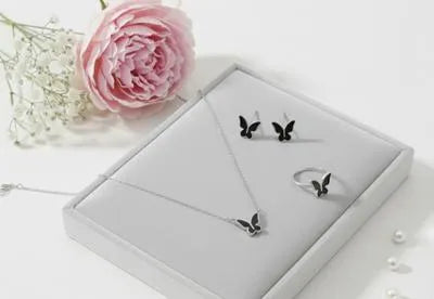 Butterfly korean Necklace Set ZHE-901