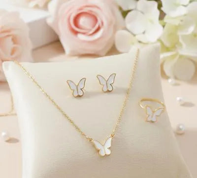 Butterfly korean Necklace Set ZHE-901