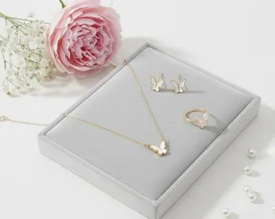 Butterfly korean Necklace Set ZHE-901