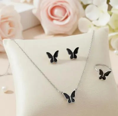 Butterfly korean Necklace Set ZHE-901