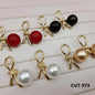 Knot Pearl Stone - Earrings PXJ-975