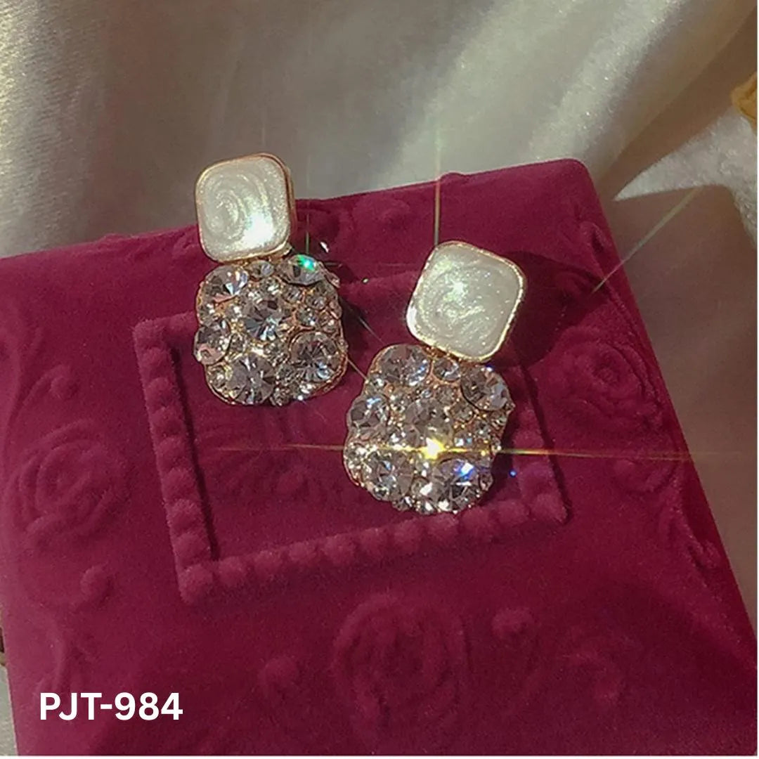Marble Design Korean -Earrings PJT-984