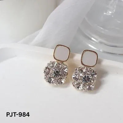 Marble Design Korean -Earrings PJT-984