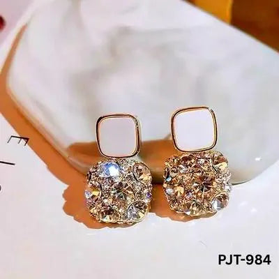 Marble Design Korean -Earrings PJT-984