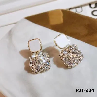 Marble Design Korean -Earrings PJT-984