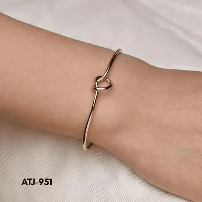 Knot Design Korean Hand Cuff -Bracelet (ATJ-951)