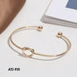 Knot Design Korean Hand Cuff -Bracelet (ATJ-951)