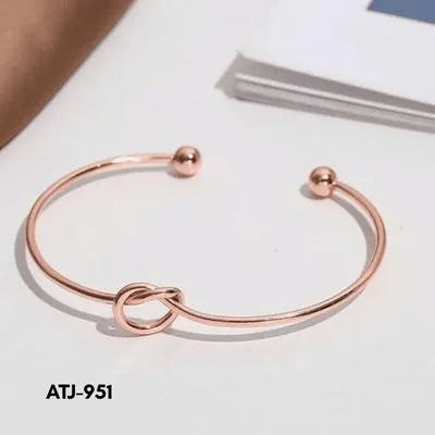 Knot Design Korean Hand Cuff -Bracelet (ATJ-951)
