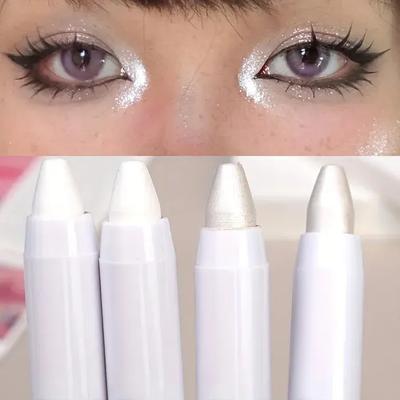 KS-ONE Silver Pearlescent Waterproof Eye Highlighter Pen | Long Lasting Stick for Inner Corner & Brow Bone Glow