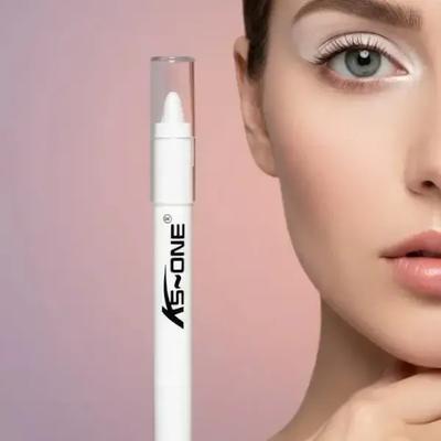 KS-ONE Silver Pearlescent Waterproof Eye Highlighter Pen | Long Lasting Stick for Inner Corner & Brow Bone Glow