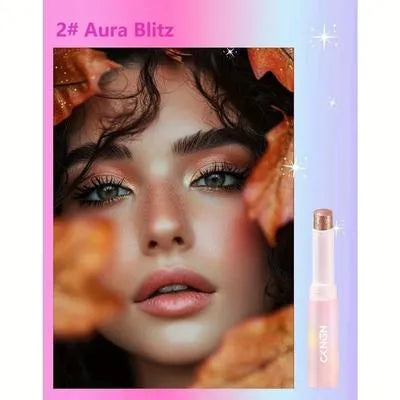 Jelly Eyeshadow Highlight Stick | Glitter Shimmer High Pigmentation Long Lasting Eye & Face Makeup | Blendable Lightweight Jelly Cream Highlighter | Crystal Jelly Glaze Stick for Party, Bridal, Wedding & Daily Makeup Look