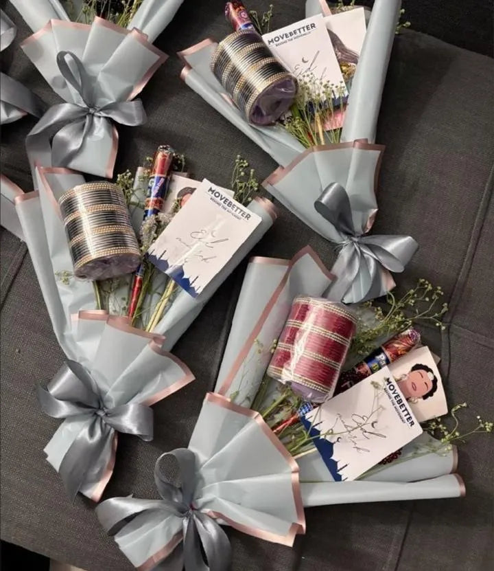 3 Pcs Indian Design Resin Polish Multicolored Plain Bangle