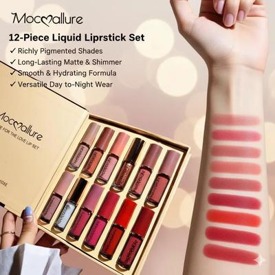 Mocallure Lip Gloss Set Of 12 pcs