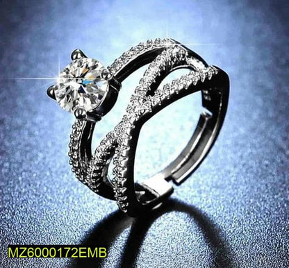 Layered diamond ring imported