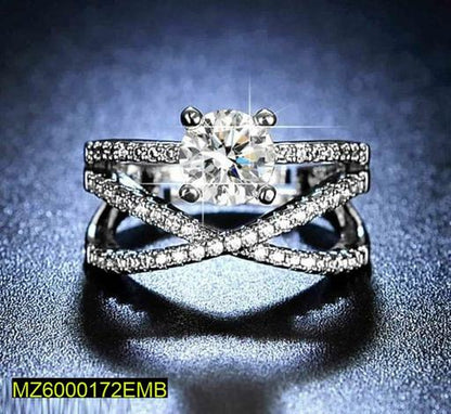Layered diamond ring imported