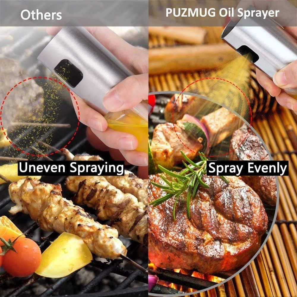 Kitchen Push Type Spray Olive Oil Sprayer Bottle Pump Oil Pot Leak-proof Grill BBQ Sprayer Oil Dispenser BBQ Gravy Boats Tools