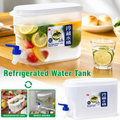 Cold Kettle with Faucet Refrigerator Fruit Teapot Summer Household Lemonade Bottle Large Capacity Ice Water Cool Bucket