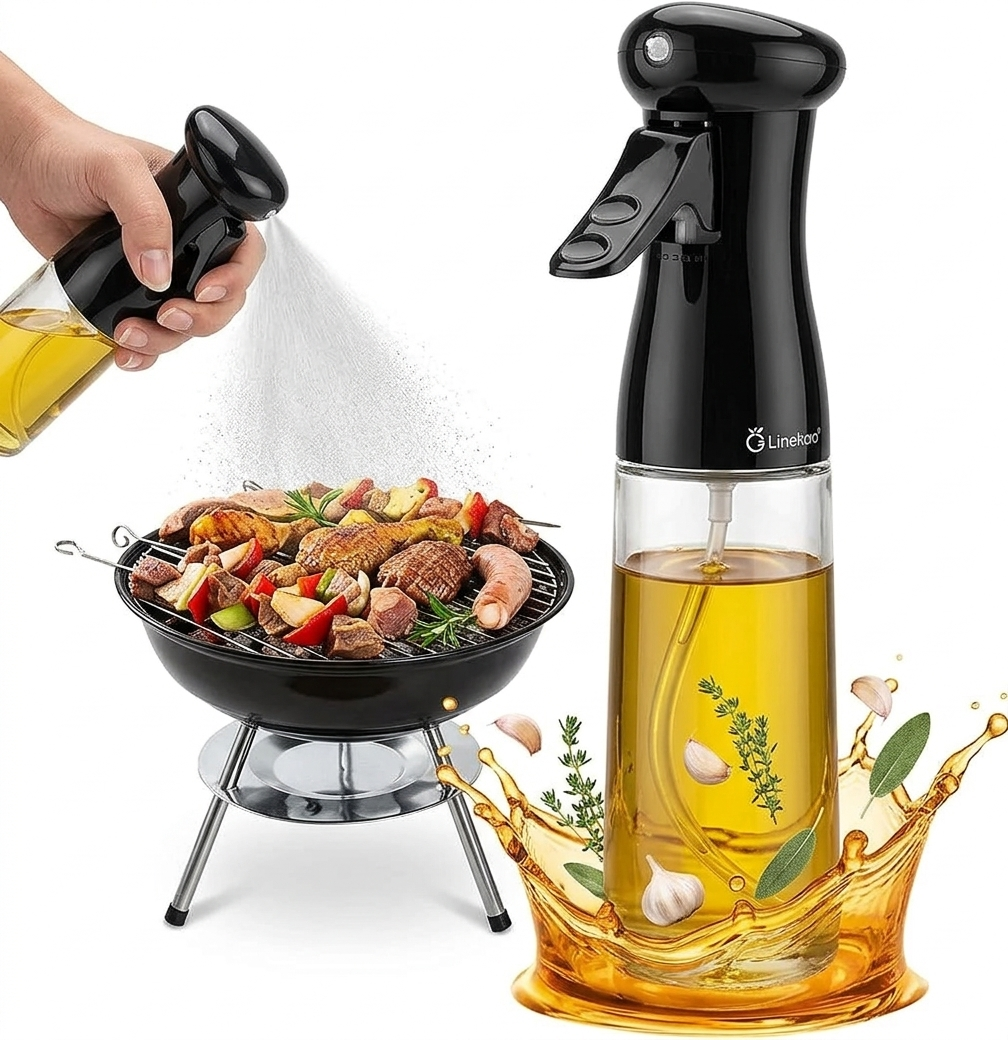 Cooking Oil Spray Bottle Barbecue Spray Bottle Anti leakage Oil Durable Pot